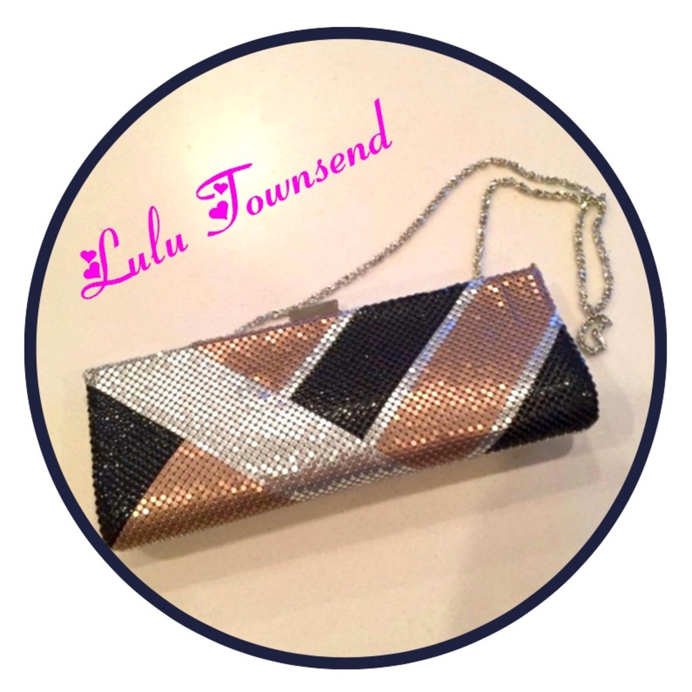 Lulu Townsend Mesh evening bag